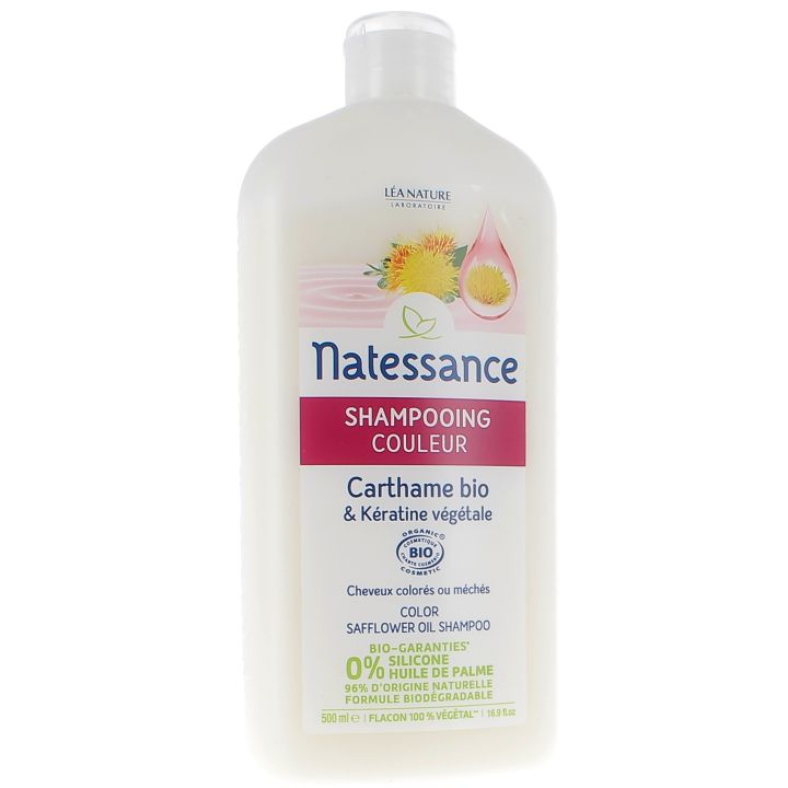 Bio-Farbschampoo Natessance - Flasche mit 500 ml