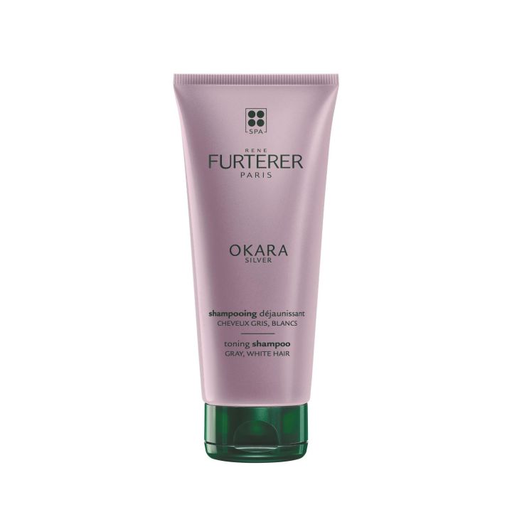 Okara Silber Shampoo für graues Haar René Furterer - Tube mit 200 ml