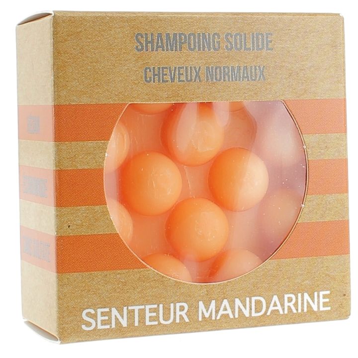 Festes Shampoo für Normales Haar mit Mandarinen-Duft von Valdispharm - 55 g fester Block