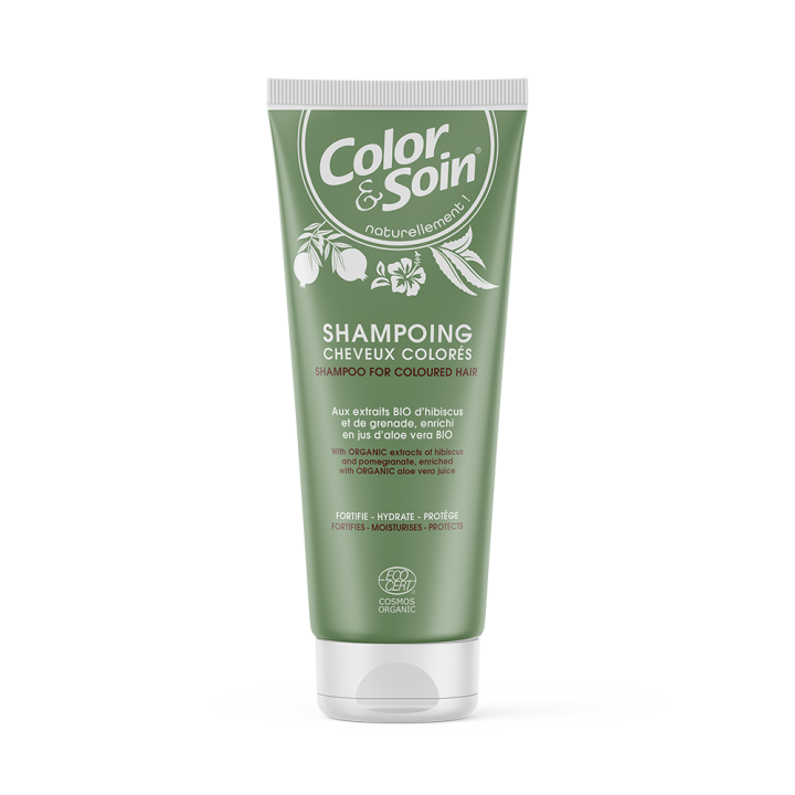 Color & Care Shampoo für coloriertes Haar bio Les 3 Chênes - Tube mit 200ml