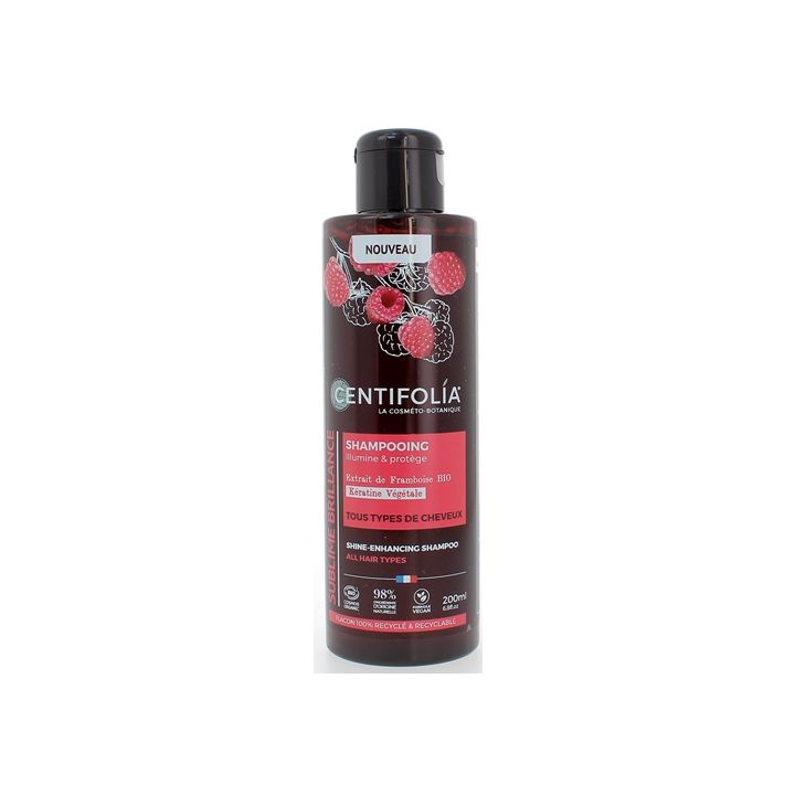 Shampooing-Creme Glanz Himbeere und pflanzliches Keratin Centifolia - Flasche 200ml