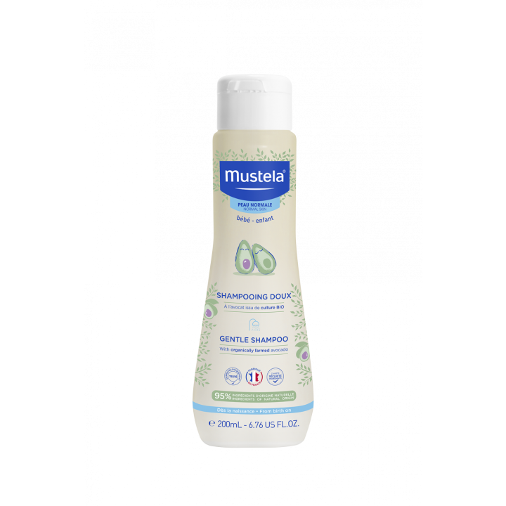 Sanftes Shampoo für empfindliches Haar Mustela - 200 ml Flasche