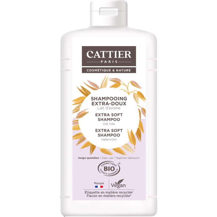 Bio Cattier Extra Sanftes Shampoo - 1 L Flasche
