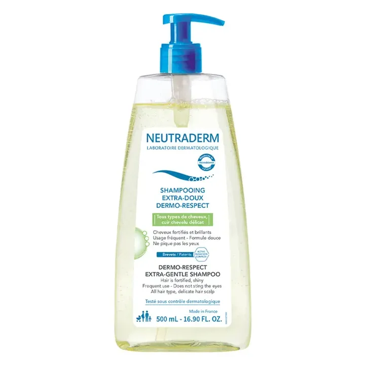 Shampooing extra-sanft dermo-schutz Neutraderm - Pumpflasche mit 500 ml