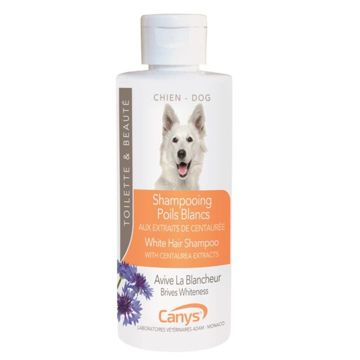 Shampoo für weißes Hundefell Canys - Flasche mit 200ml