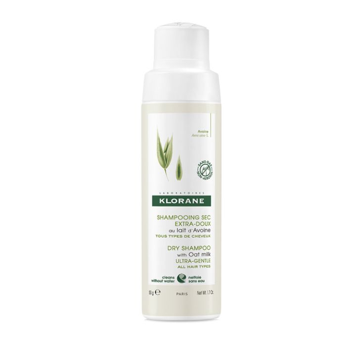 Extra-sanftes Trocken-Shampoo mit Hafermilch ohne Treibgas Klorane - Flasche mit 50 g