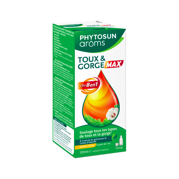Hustensaft & Hals Max Phytosun Aroms - Flasche mit 120ml