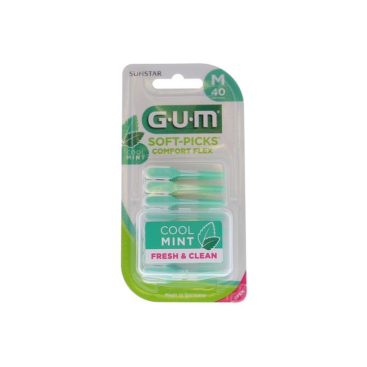 Soft-Picks Comfort flex Cool mint medium GUM - Blister mit 40 Interdentalbürsten