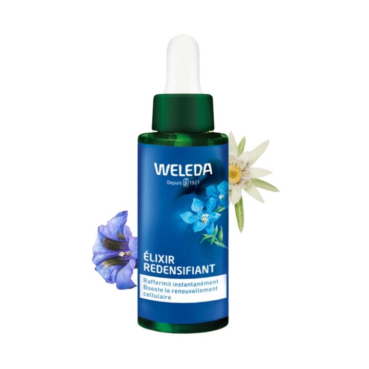 Elixier zur Verdichtung mit blauer Enzian und Edelweiss von Weleda - Pipettenflasche 30ml