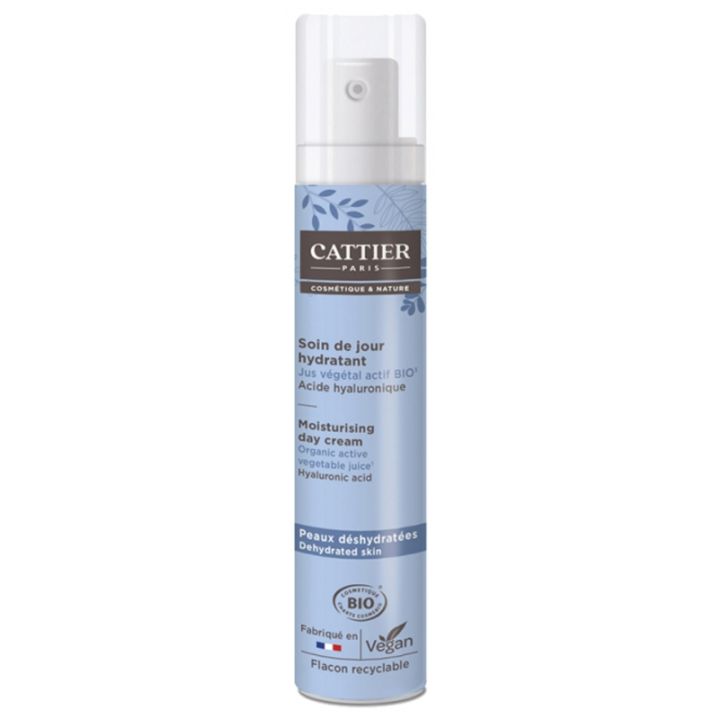 Cattier feuchtigkeitsspendende Tagespflege - Pumpflasche 50ml