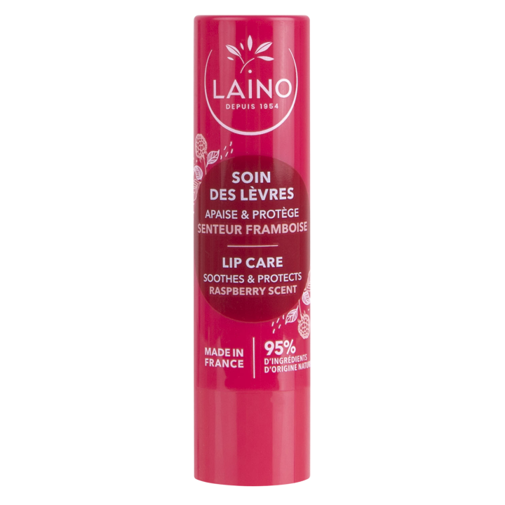 Lippenpflege mit Himbeerduft Laino - 4g Stick