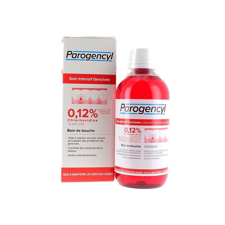 Intensive Zahnfleischpflege Parogencyl - Flasche mit 300 ml