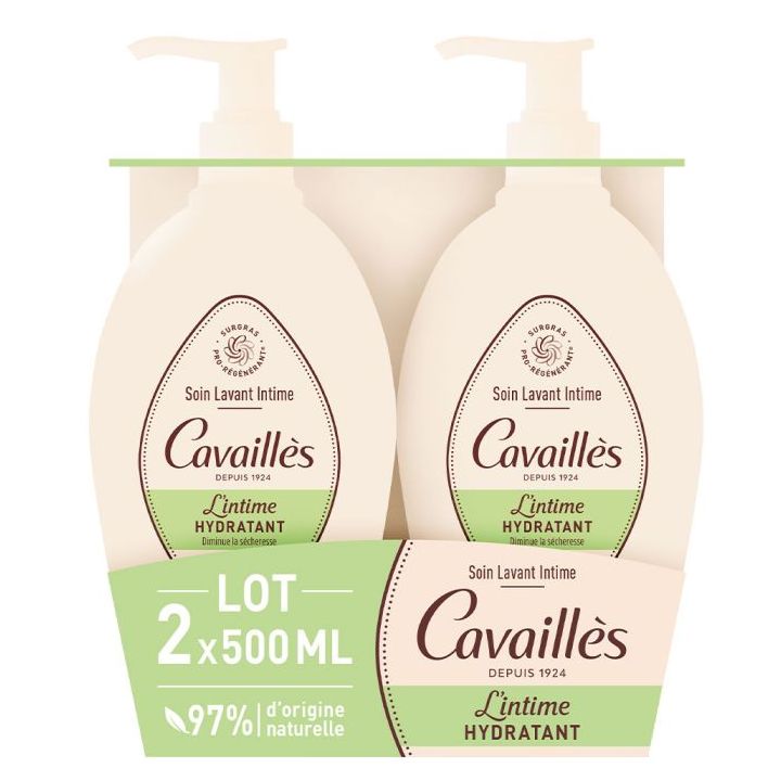 Intimpflege Trockenheit Rogé Cavaillès - 2er-Pack Pumpflaschen à 500ml
