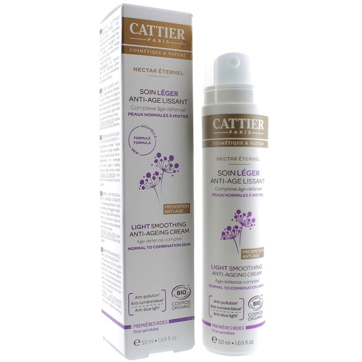 Leichte Anti-Aging-Glättungsbehandlung Nectar Éternel Cattier - Pumpflasche mit 50 ml