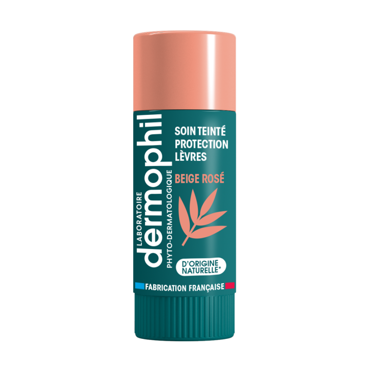 Getönter Lippenbalsam in der Farbe Rosé Beige Dermophil Indien - 4g Stick