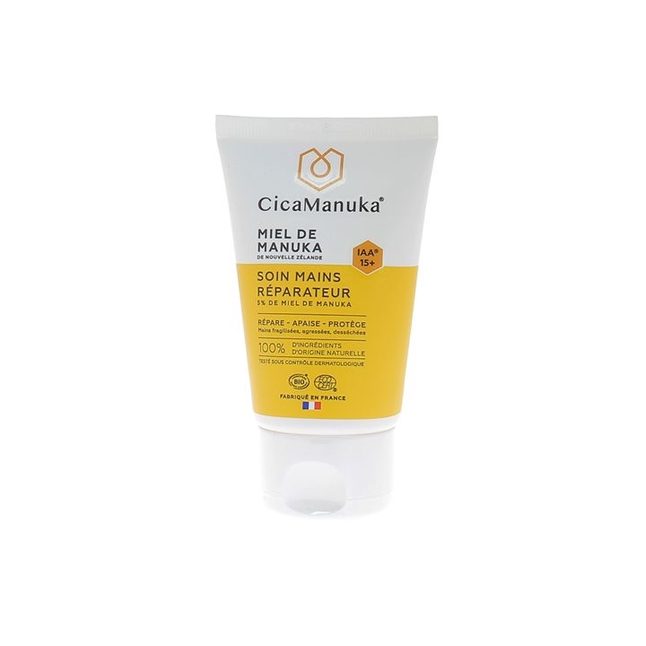 Reparierende Handpflege 5% Manuka-Honig IAA 15+ bio CicaManuka - Tube mit 50 ml