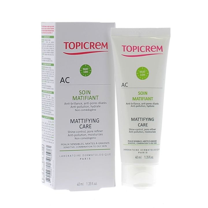 Mattierende Pflege AC Topicrem - Tube mit 40ml