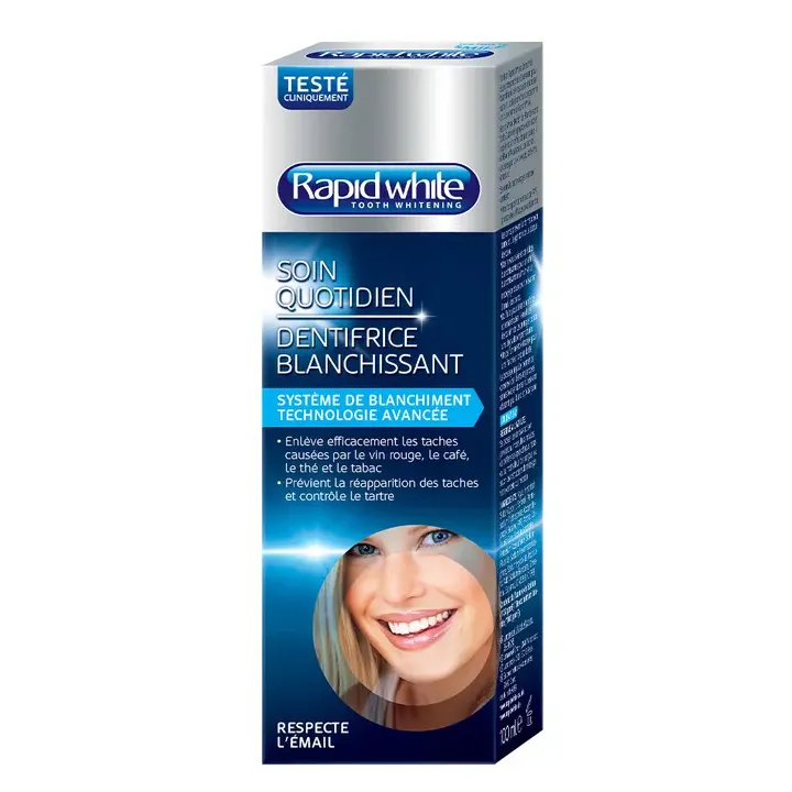 Tägliche Pflege Aufhellende Zahnpasta Rapid White - Tube mit 100 ml