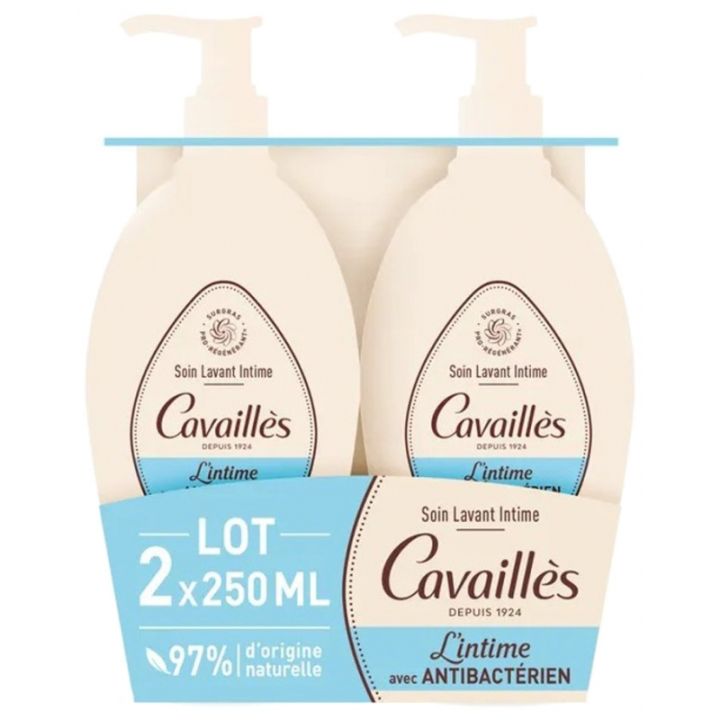 Intimpflege mit antibakteriellem Rogé Cavaillès - 2er-Pack à 250 ml