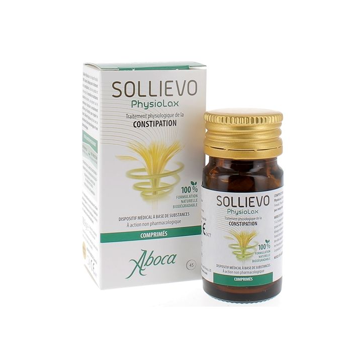 Sollievo PhysioLax Verstopfung Aboca - Packung mit 45 Tabletten