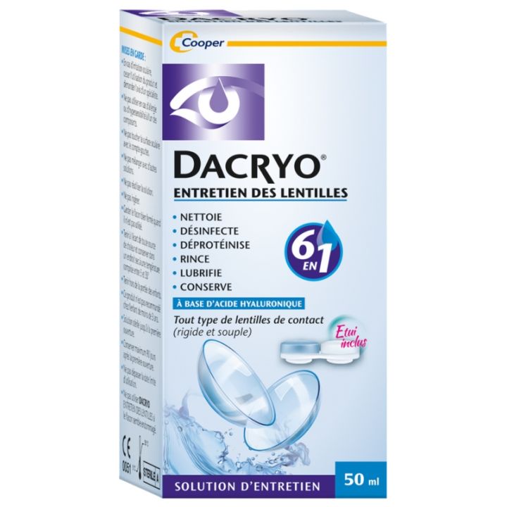 Dacryo Cooper Kontaktlinsen-Pflegelösung - 50 ml Flasche