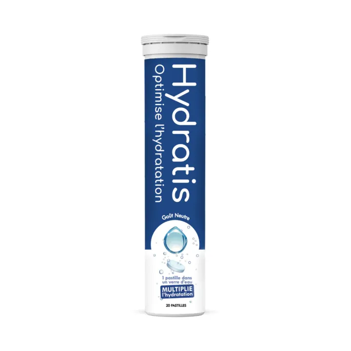 Neutrale Geschmacks Hydratis Hydratationslösung - Tube mit 20 Brausetabletten
