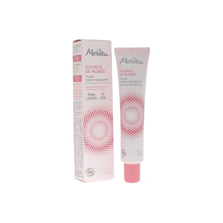 Bio Melvita Quelle de Rosen Feuchtigkeitsspendende Hydra-Repulp-Creme - 40 ml Tube