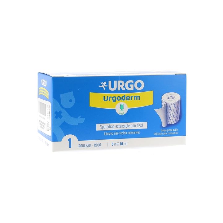 Urgoderm Vliesstoff elastisches Pflaster Urgo - 1 Rolle von 5mx10cm