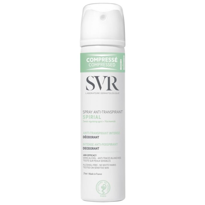 Spirial Intensiv-Antitranspirant-Spray 48h SVR - Spray mit 75 ml
