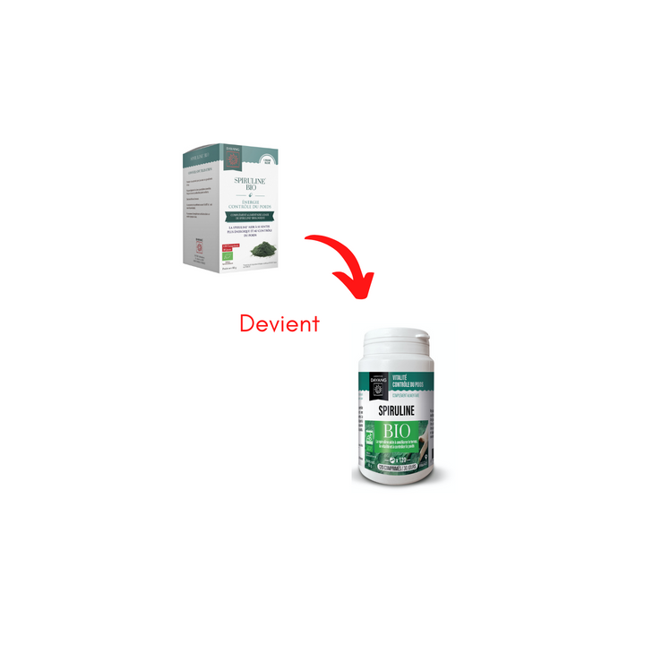 Bio-Spirulina Energie/Gewichtsmanagement Dayang - 120 Tabletten Box