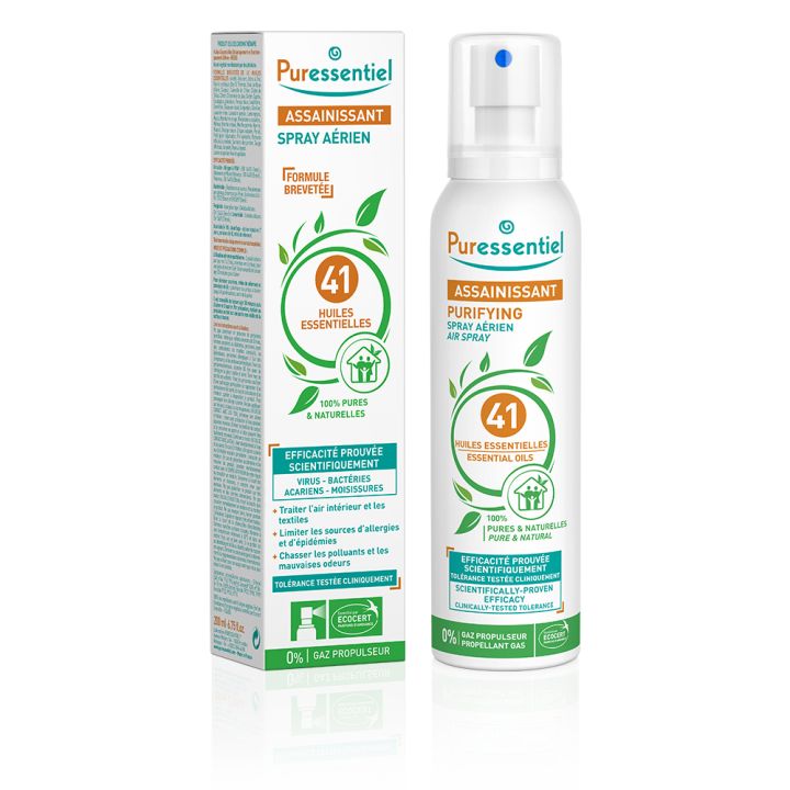 Lufterfrischendes Spray mit ätherischen Ölen Puressentiel - 200 ml Spray