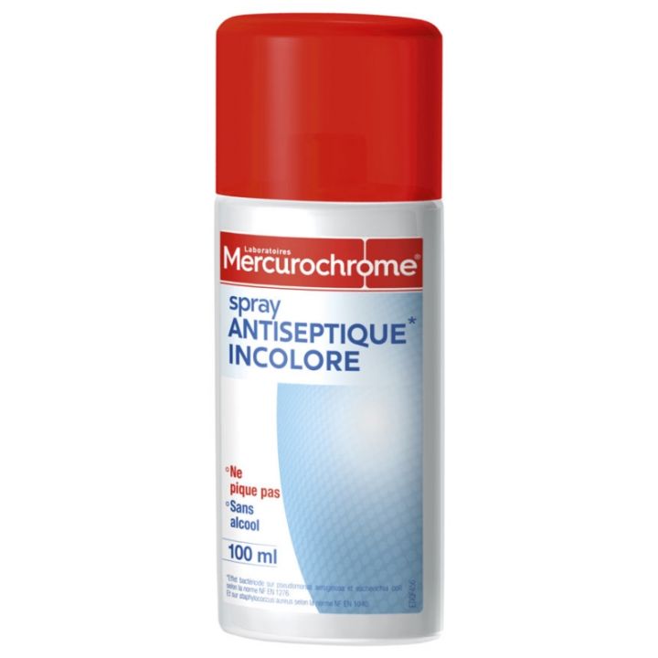Farbloses Antiseptikspray Mercurochrome - Spray mit 100 ml