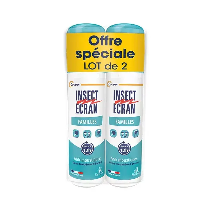 Insektenschutzspray für die Familie Insect Screen - 2er-Pack mit 100 ml Sprays