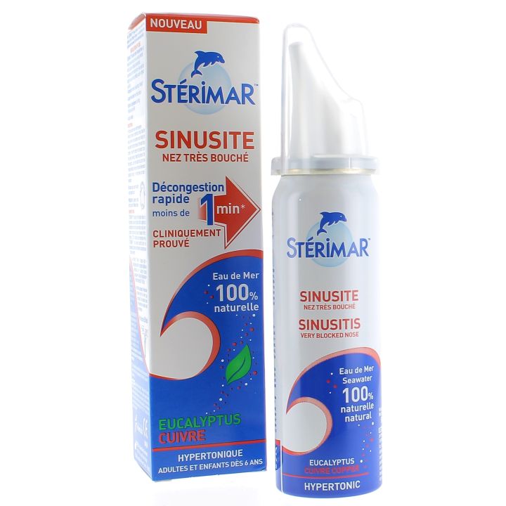 Sinusitis stark verstopfte Nase Stérimar - Spray von 50 ml