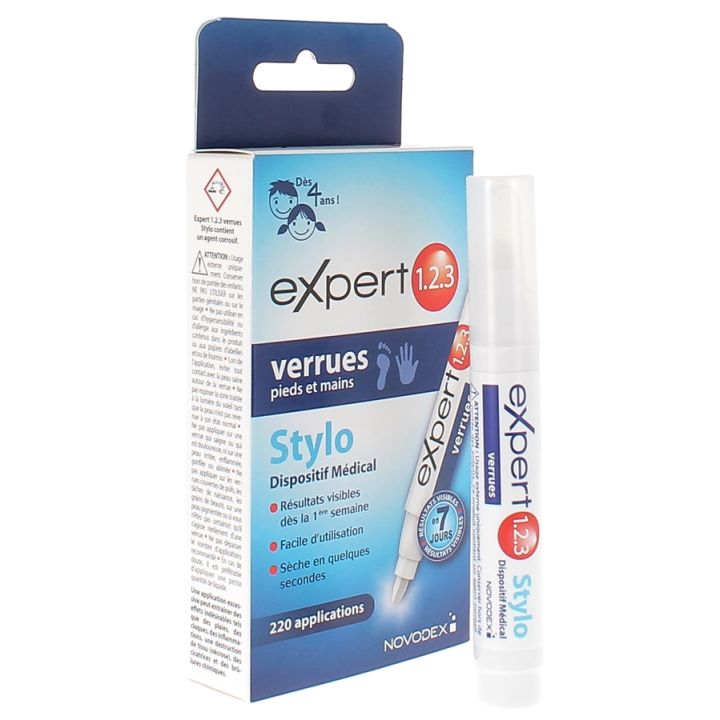 Expertenstift für Fuß- und Handwarzen Novodex - 3 ml Stift