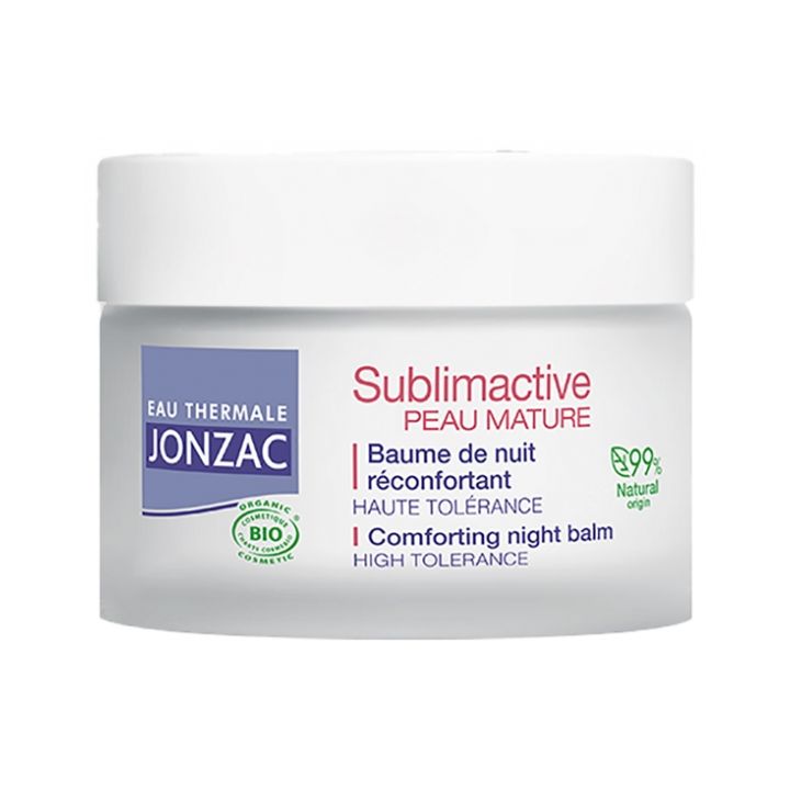 Sublimactive Reife Haut Beruhigende Nachtbalsam Bio Thermalwasser Jonzac - 50 ml Tiegel
