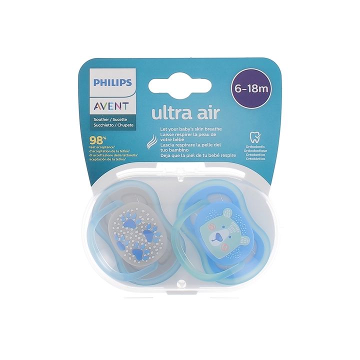 Ultra Air Schnuller 6-18 Monate Philips Avent - 2er Pack Schnuller