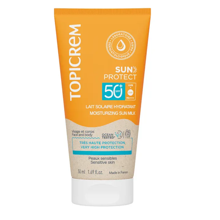 Sun Protect Sonnenmilch feuchtigkeitsspendend SPF50 Topicrem - Tube mit 50ml