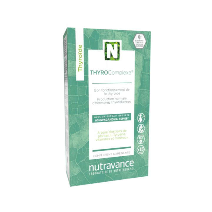 THYROComplexe Nutravance - Packung mit 60 Tabletten