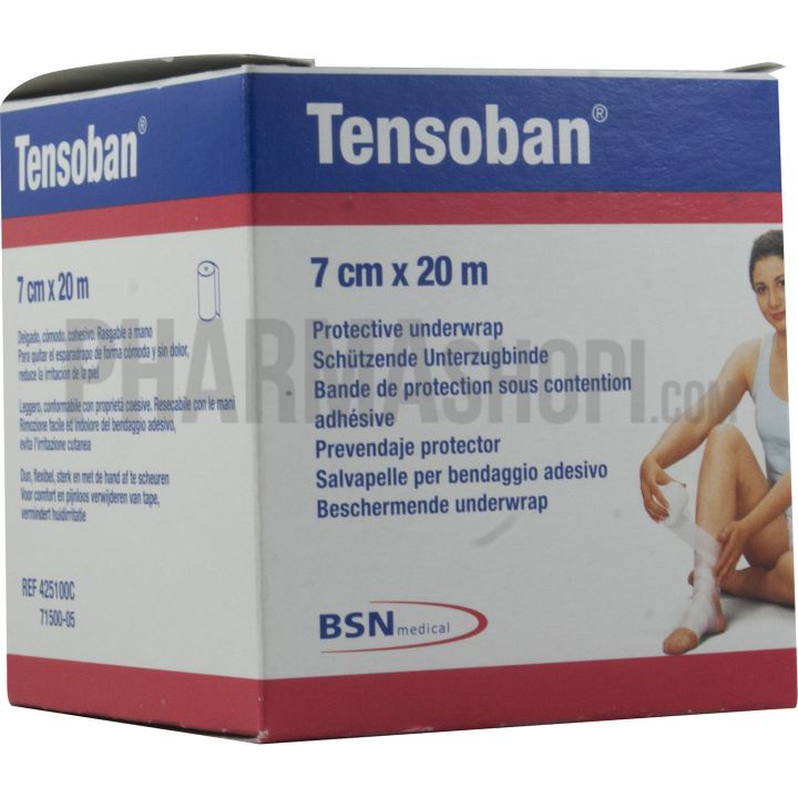 Tensoban Schutzbandage unter Druck BSN Medical - Band von 7 cm x 20 m