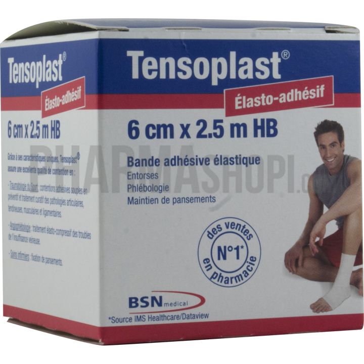 Tensoplast elastisch haftende elastische Bandage BSN medizin - Band von 6 cm x 2,5 m