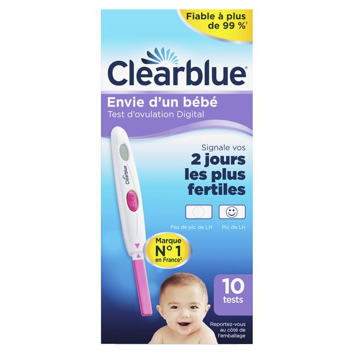 Digitaler Ovulationstest Clearblue - Packung mit 10 Tests