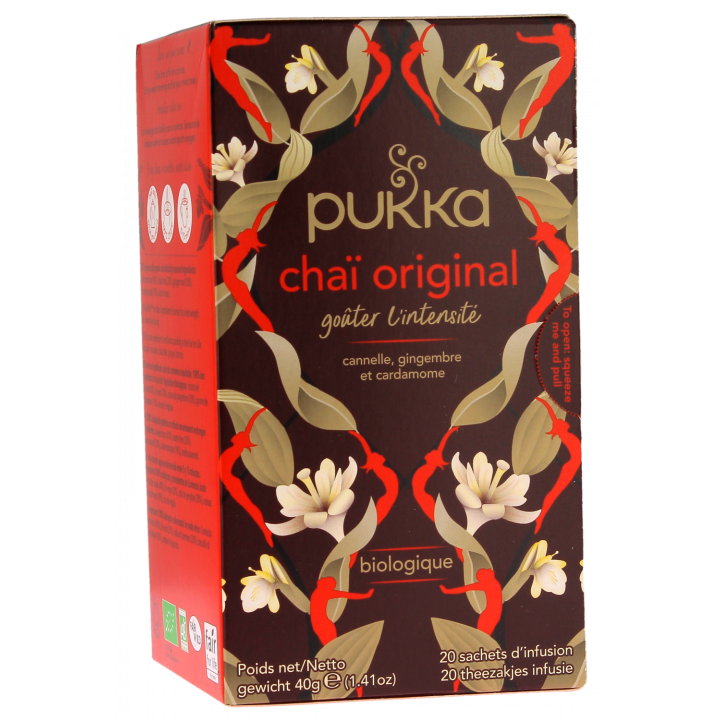 Chaï Original Bio Pukka - Schachtel mit 20 Beuteln