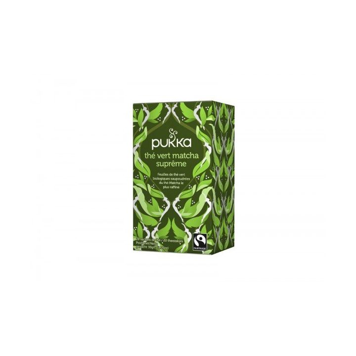Bio Matcha Grüntee Supreme Pukka - Box mit 20 Beuteln