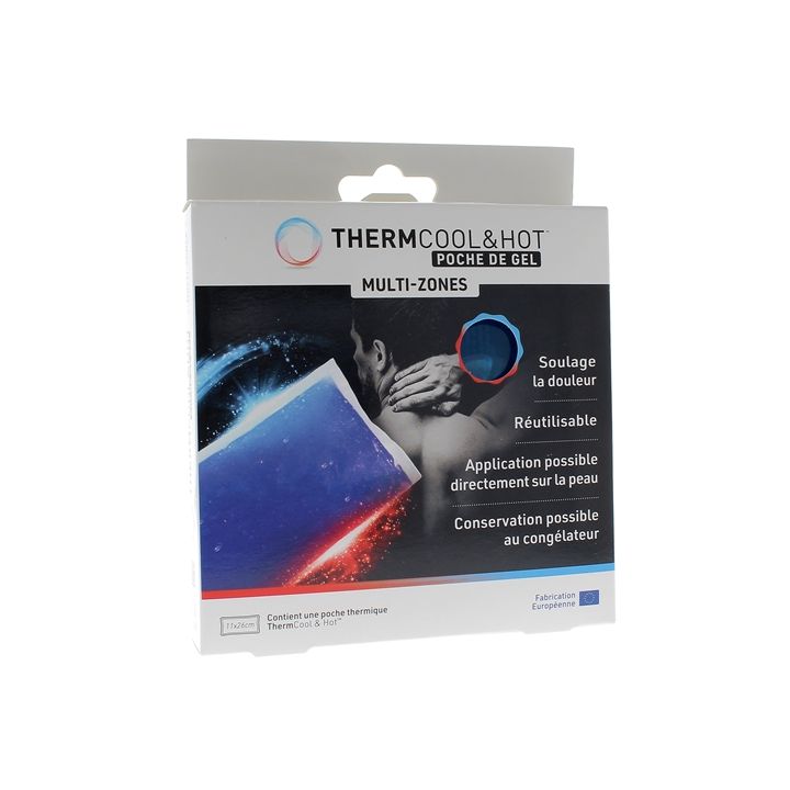 Thermcool&hot Gelkissen für mehrere Zonen - Box mit einem Kissen von 11x26cm