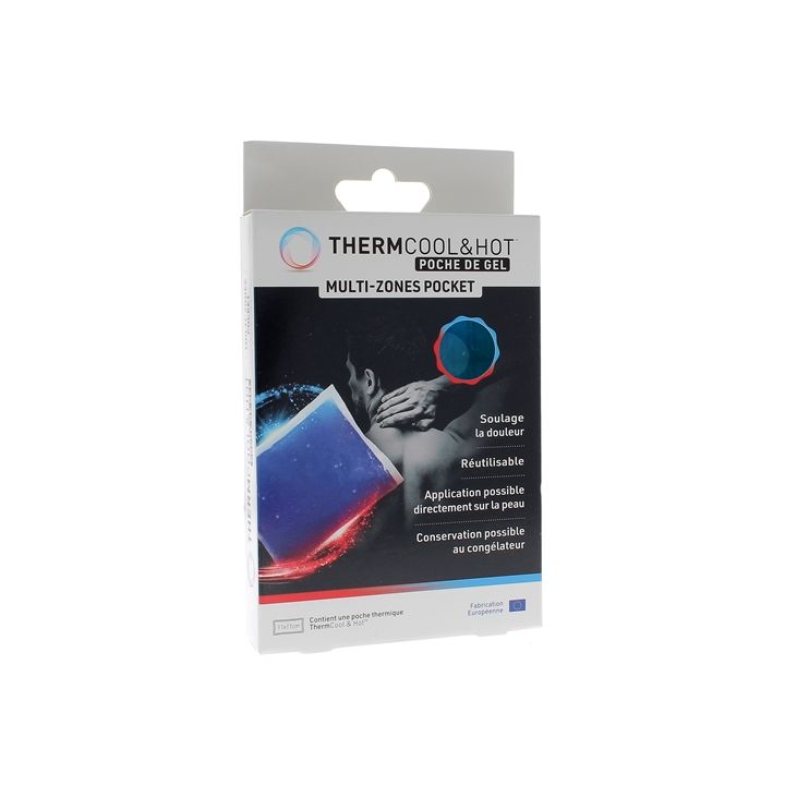 Thermcool&hot Multi-Zonen-Gelpack - Box mit einem 11x11cm Pack