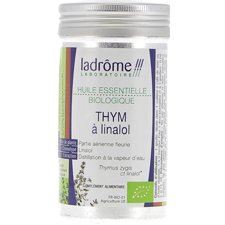 Bio Thymian mit Linalool Ladrôme - Flasche mit 10 ml