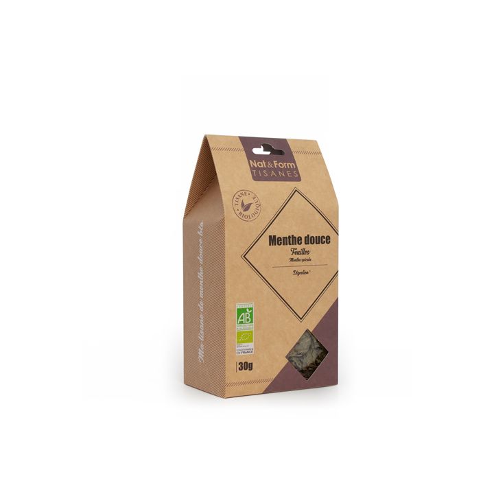Tee Blatt Süße Minze Bio Verdauung Nat & Form - Beutel mit 30 g