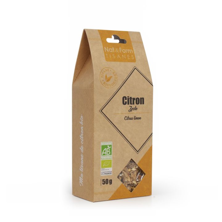 Kräutertee Zitrus-Zeste Bio Nat & Form - Beutel mit 50 g