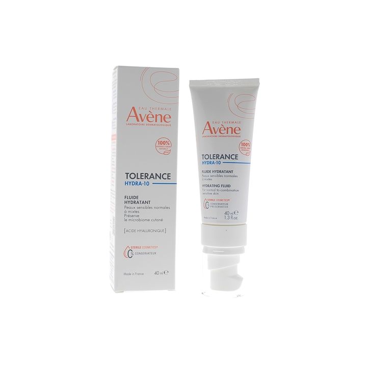 Tolérance Hydra-10 Feuchtigkeitsspendendes Fluid Avène - Tube mit 40 ml